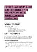 Nevada Locksmith Exam Elite Test Bank 2026&sol;2027&vert; NRS 648&comma; NFPA 80&comma; IBC & BHMA Standards Masterclass