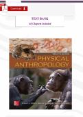 Physical Anthropology 12th Edition by Philip Stein&comma; Bruce Rowe & Brian Pierson &vert; Study Guide & Practice Questions