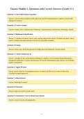 Daance Module 2&comma; Questions with Correct Answers &lpar;Grade A&plus;&rpar;