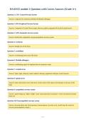 DAANCE module 1 Questions with Correct Answers &lpar;Grade A&plus;&rpar;