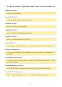 DAANCE module 2 Questions with Correct Answers &lpar;Grade A&plus;&rpar;