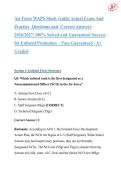 Air Force WAPS Study Guide Actual Exam And  Practice Questions and Correct Answers  2026&sol;2027&vert; 100&percnt; Solved and Guaranteed Success  for Enlisted Promotion &ndash; Pass Guaranteed - A&plus;  Graded