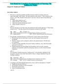 Test Bank For Potter and Perry's Canadian Fundamentals of Nursing 7th Edition by Barbara J&period; Astle&comma; Wendy Duggleby&comma; Patricia A&period; Potter&comma; Anne G&period; Perry&comma; Patricia A&period; Stockert & Amy Hall ISBN 9780323870658 Chapters&lpar;1 to 49&rpar;