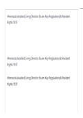 Minnesota Assisted Living Director Exam&lowbar; Key Regulations & Resident Rights TEST ACTUAL QUESTIONS AND DETAILED SOLUTIONS JUST RELEASED&period;pdf&NewLine;&NewLine;