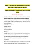 NR 547 Differential Diagnosis in Psychiatric-Mental Health Across the Lifespan &lpar;PDF&rpar; &vert; 2026 Study Guide & Practice Exam