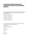 ATI PEDIATRIC CMS PROCTORED EXAM ALL QUESTIONS AND CORRECT DETAILED ANSWERS&sol; GRADED A&plus;