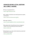 ADVANCED RIGGING ACTUAL QUESTIONS&NewLine;AND CORRECT ANSWERS