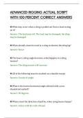 ADVANCED RIGGING ACTUAL SCRIPT&NewLine;WITH 100 PERCENT CORRECT ANSWERS