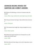 ADVANCED RIGGING UPDATED TEST&NewLine;QUESTIONS AND CORRECT ANSWERS