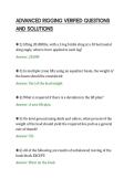 ADVANCED RIGGING VERIFIED QUESTIONS&NewLine;AND SOLUTIONS