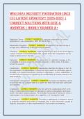 WGU D481 Security Foundations Bundle &ndash; ISC2 CC Study Guide&comma; Practice Questions & Exam Prep