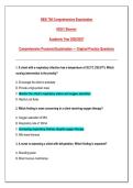 HESI 700 Comprehensive Examination 2026&sol;2027 &vert; 200 Practice Questions with Answers & Detailed Rationales &vert; HESI &sol; Elsevier
