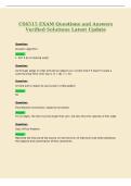CS6515 EXAM Questions and Answers&NewLine;Verified Solutions Latest Update