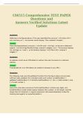CS6515 Comprehensive TEST PAPER&NewLine;Questions and&NewLine;Answers Verified Solutions Latest&NewLine;Update