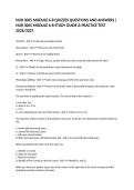 NUR 3065 MODULE 6-8 QUIZZES QUESTIONS AND ANSWERS &vert; NUR 3065 MODULE 6-8 STUDY GUIDE & PRACTICE TEST 2026&sol;2027