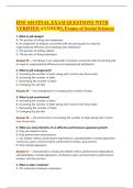 HNF 444 EXAM 1 STUDY GUIDE&comma; Exams &NewLine;of Social Sciences