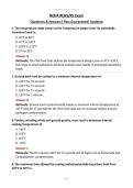 NEHA REHS&sol;RS Exam Questions & Answers&vert; Pass Guaranteed&vert; 2027 Updated
