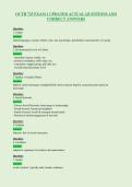 OCTH 725 EXAM 1 UPDATED ACTUAL QUESTIONS AND&NewLine;CORRECT ANSWERS