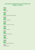 OTA-140-FINAL UPDATED ACTUAL QUESTIONS AND&NewLine;CORRECT ANSWERS