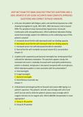 ASCP MLT EXAM TEST BANK 2026&sol;2027 PRACTICE QUESTIONS AND A &NewLine;NEW UPDATED STUDY GUIDE ACCURATE EXAM COMPLETE APPROVED &NewLine;QUESTIONS AND CORRECT DETAILED ANSWERS