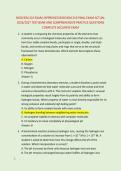 BIOCHEM 210 EXAM &sol;APPROVED BIOCHEM 210 FINAL EXAM ACTUAL &NewLine;2026&sol;2027 TEST BANK AND COMPREHENSIVE PRACTICE QUESTIONS &NewLine;COMPLETE ACCURATE EXAM 