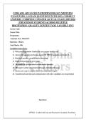NURS 6501 ADVANCED PATHOPHYSIOLOGY MIDTERM&NewLine;EXAM WEEK 1-6 EXAM QUESTIONS WITH 100&percnt; CORRECT&NewLine;ANSWERS &vert; VERIFIED &vert; UPDATED &lpar;ACTUAL EXAM&rpar; 20252026&NewLine;&vert; TRUSTED BY STUDENTS ACROSS MULTIPLE&NewLine;DISCIPLINES&excl; &vert; QUALITY CONTENT YOU CAN RELY ON&excl;&excl;
