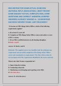 NRA INSTRUCTOR EXAM ACTUAL EXAM 2026 &NewLine;&lpar;NATIONAL RIFLE ASSOCIATION&rpar; &vert;&vert; MOST RECENT &NewLine;EXAM 2026&vert;2027 ACTUAL COMPLETE REAL EXAM &NewLine;QUESTIONS AND CORRECT ANSWERS &lpar;VERIFIED &NewLine;ANSWERS&rpar; ALREADY GRADED A&plus; &vert; GUARANTEED &NewLine;SUCCESS&excl;&excl; NEWEST EXAM &vert; JUST RELEASED&excl;&excl;