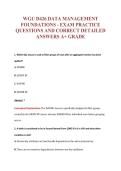 WGU D426 EXAM Bundle &vert; Update Questions with complete and Verified solutions&period;