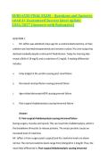 NURS 6550 Final Exam Questions and Answers &ndash; 2026&sol;2027 &vert; AGACNP Study Guide with Rationales