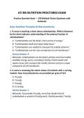 ATI RN NUTRITION PROCTORED EXAM&NewLine;Practice Question Bank &mdash; 150 Multiple Choice Questions with Rationale&NewLine;