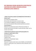 ACCT 2000 EXAM 1 REVIEW&colon; 200 MULTIPLE-CHOICE PRACTICE QUESTIONS WITH CORRECT ANSWERS & DETAILED RATIONALES &lpar;LATEST GRADED A&plus;&rpar;