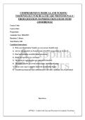 COMPREHENSIVE MEDICAL AND NURSING&NewLine;TERMINOLOGY FOR HEALTHCARE PROFESSIONALS &vert;&NewLine;FROM QUESTION TO PERFECTION&vert; STUDY WITH&NewLine;CONFIDENCE&excl;