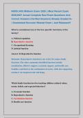 NURS 5433 Midterm Exam 2026 &vert;&vert; Most Recent Exam &NewLine;2026&vert;2027 Actual Complete Real Exam Questions And &NewLine;Correct Answers &lpar;Verified Answers&rpar; Already Graded A&plus; &NewLine;&vert; Guaranteed Success&excl; Newest Exam &vert; Just Released&excl;&excl;