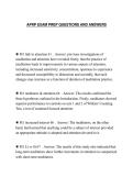 APRP EXAM PREP QUESTIONS AND ANSWERS