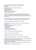 ACSM STUDY GUIDE ANSWERS AND QUESTIONS&NewLine;GRADED A&plus;