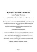 NEVADA C-2 ELECTRICAL CONTRACTOR&NewLine;Exam Practice Workbook&NewLine;