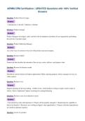 PACKAGE DEAL FOR AIPMM  EXAMS with UPDATED Questions and 100&percnt; Verified Answers