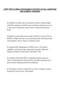 APRP TESTS COMPILATION BUNDLE UPDATED ACTUAL QUESTIONS&NewLine;AND CORRECT ANSWERS