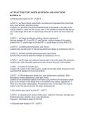 ACUPUNCTURE TEST PAPER QUESTIONS AND SOLUTIONS&NewLine;RANKED A&plus;