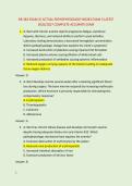 NR 283 EXAM 3&sol; ACTUAL PATHOPHYSIOLOGY NR283 EXAM 3 LATEST &NewLine;2026&sol;2027 COMPLETE ACCURATE EXAM 