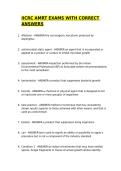 IICRC AMRT EXAMS WITH CORRECT ANSWERS WITH CORRECT SOLUTIONS 