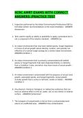 IICRC AMRT EXAMS WITH CORRECT ANSWERS&period; &sol;PRACTICE TEST &sol;GRADED A&plus; &sol;GUARANTEED PASS 