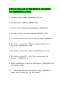 WATER DAMAGE RESTORATION NUMBERS TO REMEMBER EXAMS&period;