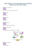 BIOS 1300 FINAL &vert; Ohio University-Main Campus &vert; UPDATED&NewLine;Questions with 100&percnt; Verified Answers