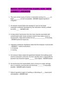 WATER RESTORATION EXAMS IICRC WITH CORRECT ANSWERS&period;
