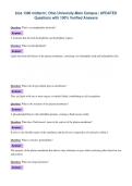 bios 1300 midterm &vert; Ohio University-Main Campus &vert; UPDATED&NewLine;Questions with 100&percnt; Verified Answers