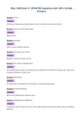 Bios 1300 Exam 2 &vert; UPDATED Questions with 100&percnt; Verified&NewLine;Answers