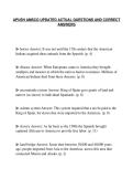 APUSH AMSCO UPDATED ACTUAL QUESTIONS AND CORRECT&NewLine;ANSWERS