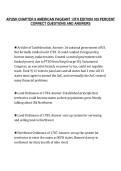 APUSH CHAPTER 9 AMERICAN PAGEANT 13TH EDITION 100 PERCENT&NewLine;CORRECT QUESTIONS AND ANSWERS