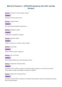 BSC1010 Practical 1 &vert; UPDATED Questions with 100&percnt; Verified&NewLine;Answers